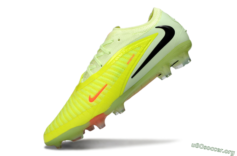 Nike Phantom 6 Low Elite FG Football Boots - Yellow/Lime Burst/Neon Blaze 5