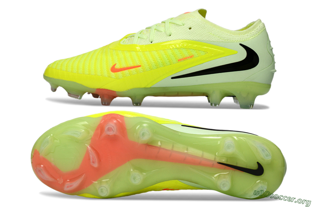 Nike Phantom 6 Low Elite FG Football Boots - Yellow/Lime Burst/Neon Blaze 1