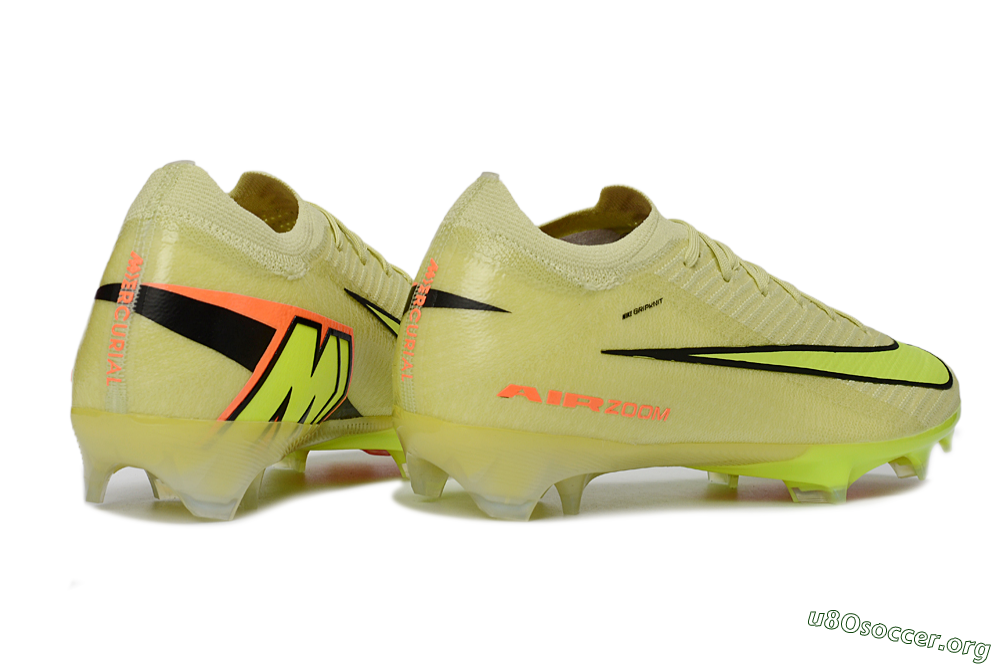 Nike Air Zoom Mercurial Vapor 16 Elite FG Football Boots - Yellow/Lime Burst/Neon Flash 6