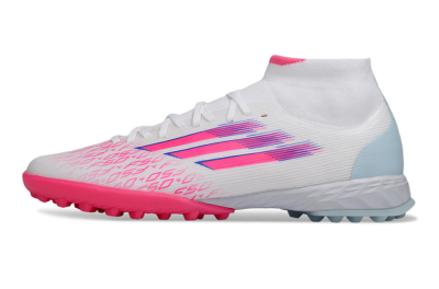 Adidas F50 Elite Mid TF Football Shoes - Pink/Bright Pink/Light Blue