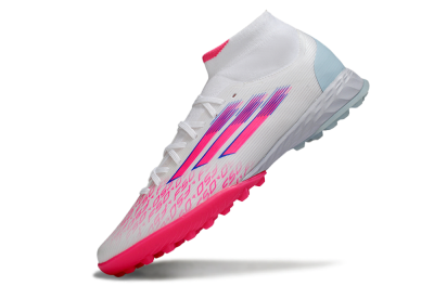 Adidas F50 Elite Mid TF Football Shoes - Pink/Bright Pink/Light Blue