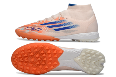 Adidas F50 Elite Mid TF Football Boots - Red/Blue/White