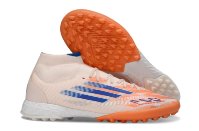 Adidas F50 Elite Mid TF Football Boots - Red/Blue/White