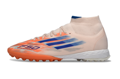 Adidas F50 Elite Mid TF Football Boots - Red/Blue/White