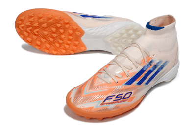 Adidas F50 Elite Mid TF Football Boots - Red/Blue/White