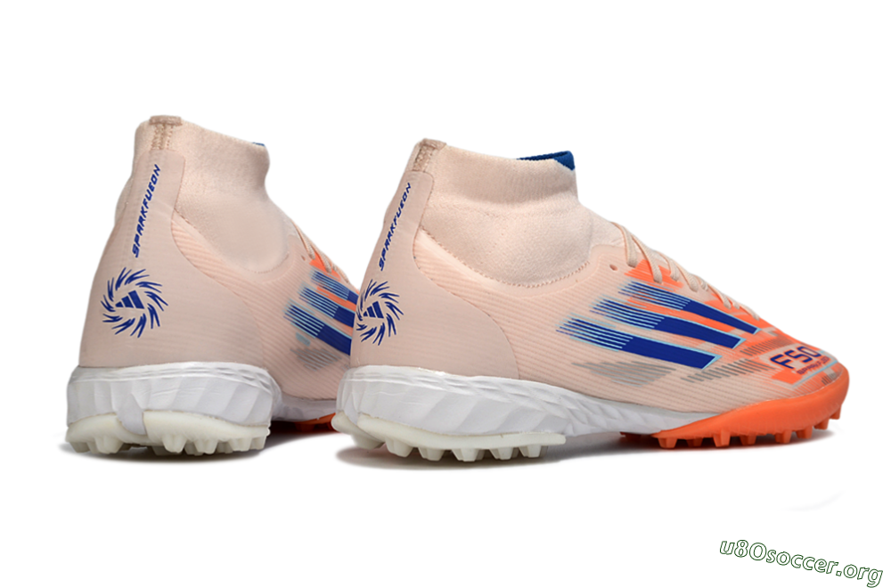 Adidas F50 Elite Mid TF Football Boots - Red/Blue/White 6