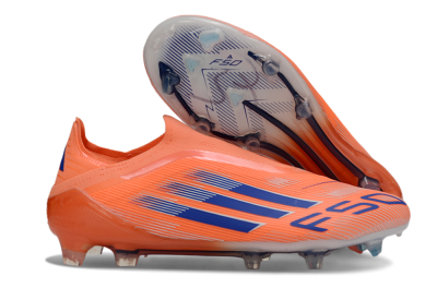 Adidas F50+ Elite Laceless FG Football Boots - Red/Blue/Silver