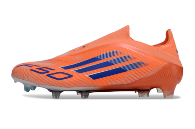 Adidas F50+ Elite Laceless FG Football Boots - Red/Blue/Silver