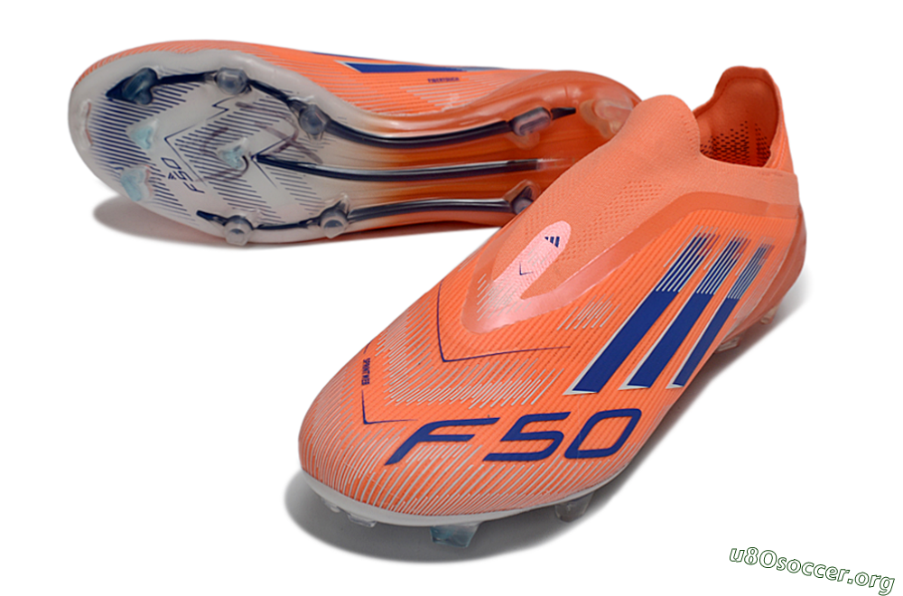 Adidas F50+ Elite Laceless FG Football Boots - Red/Blue/Silver 0