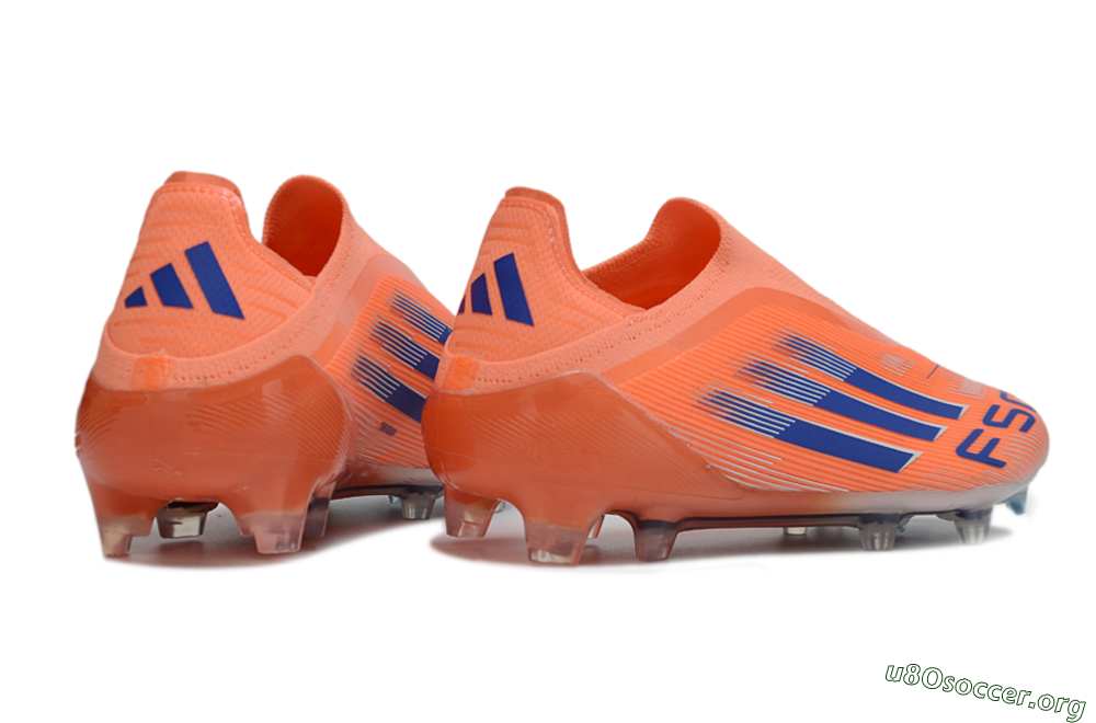 Adidas F50+ Elite Laceless FG Football Boots - Red/Blue/Silver 6