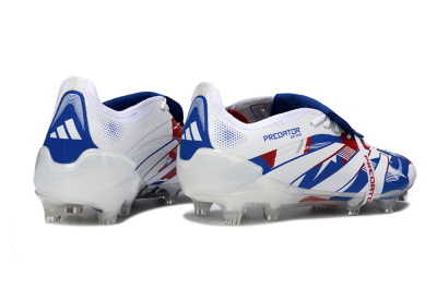 Adidas Predator 25 Elite Fold-Over Tongue FG Football Boots - Blue/Royal Blue/Crimson Red