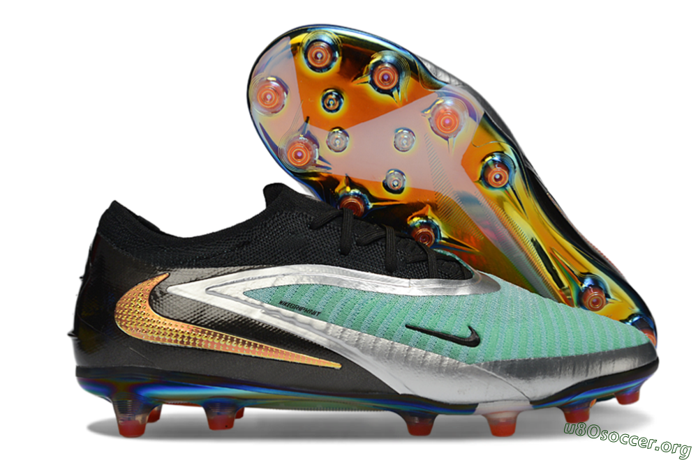 Nike Phantom 6 Low Elite AG Football Boots - Jade/Black/Silver 2