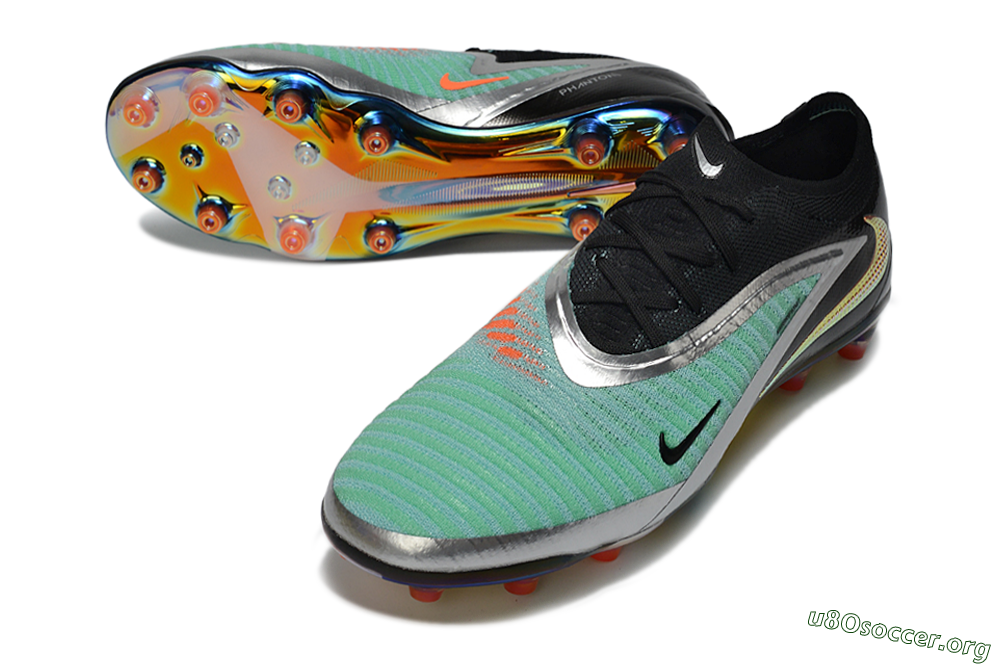 Nike Phantom 6 Low Elite AG Football Boots - Jade/Black/Silver 0