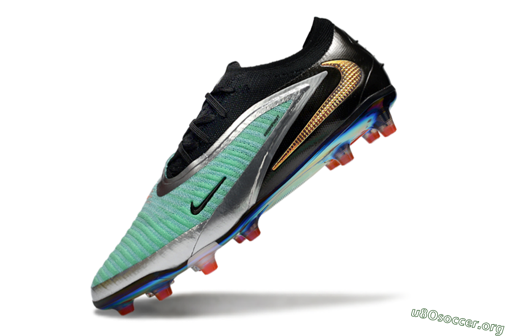 Nike Phantom 6 Low Elite AG Football Boots - Jade/Black/Silver 5
