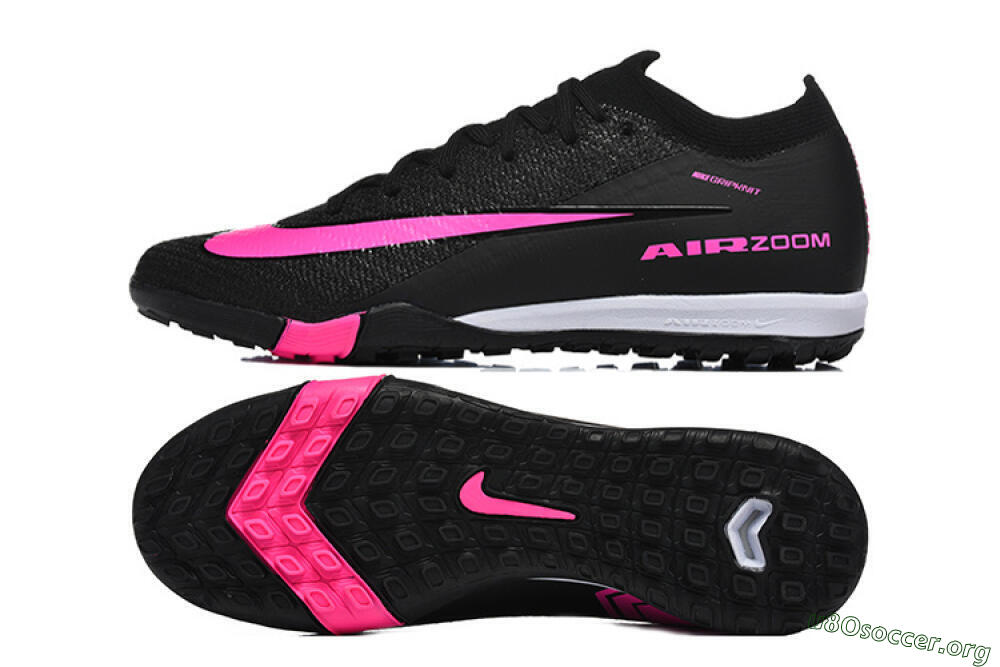 Nike Air Zoom Mercurial Vapor 16 Elite TF Football Shoes - Black/Neon Pink/Jet Black 1