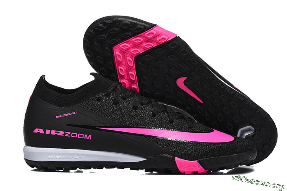 Nike Air Zoom Mercurial Vapor 16 Elite TF Football Shoes - Black/Neon Pink/Jet Black 2