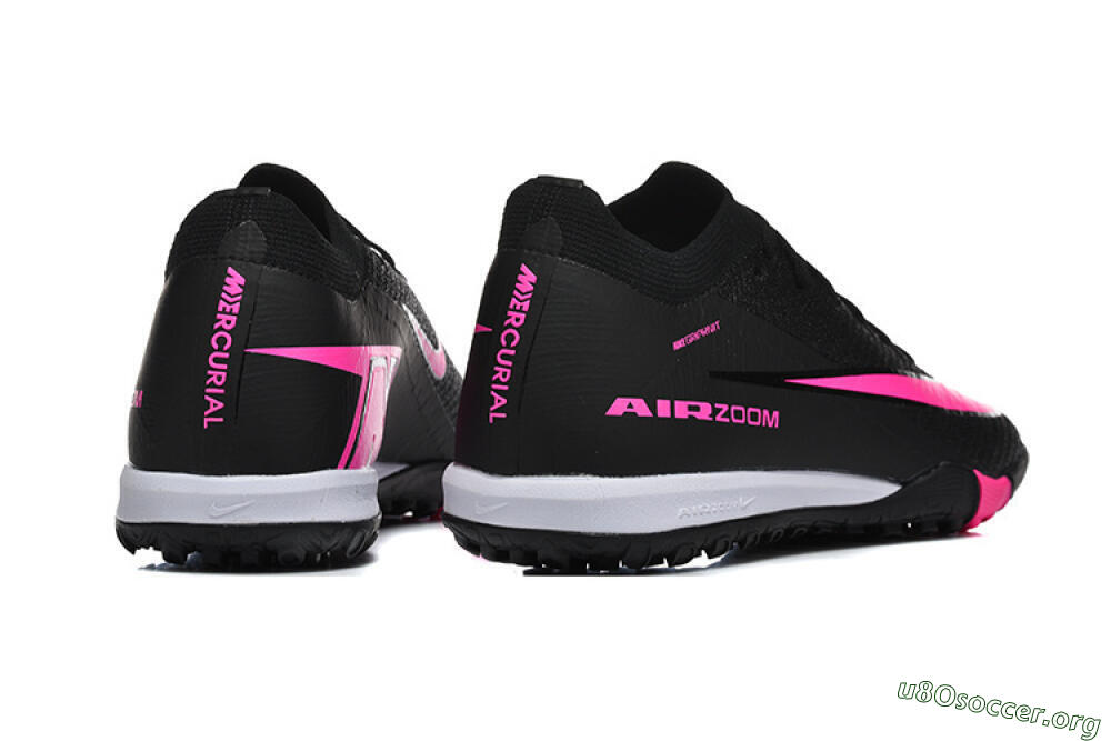 Nike Air Zoom Mercurial Vapor 16 Elite TF Football Shoes - Black/Neon Pink/Jet Black 9