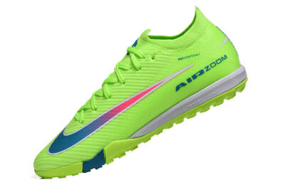 Nike Air Zoom Mercurial Vapor 16 Elite TF Football Shoes - Green/Electric Green/Navy Blue