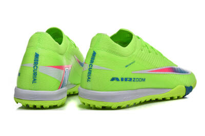 Nike Air Zoom Mercurial Vapor 16 Elite TF Football Shoes - Green/Electric Green/Navy Blue