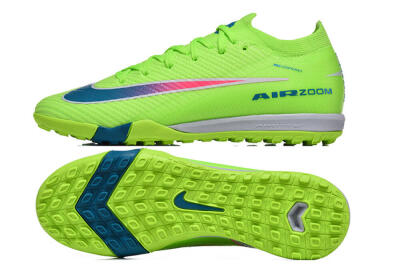 Nike Air Zoom Mercurial Vapor 16 Elite TF Football Shoes - Green/Electric Green/Navy Blue