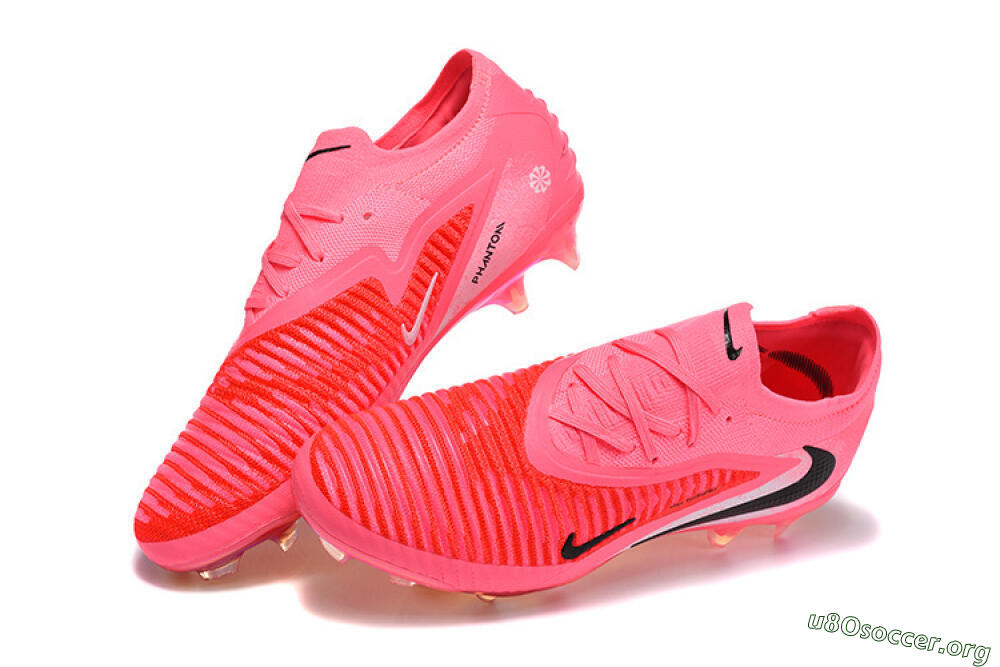 Nike Phantom 6 Low Elite FG Football Boots - Pink/Neon Burst/Black Shine 6
