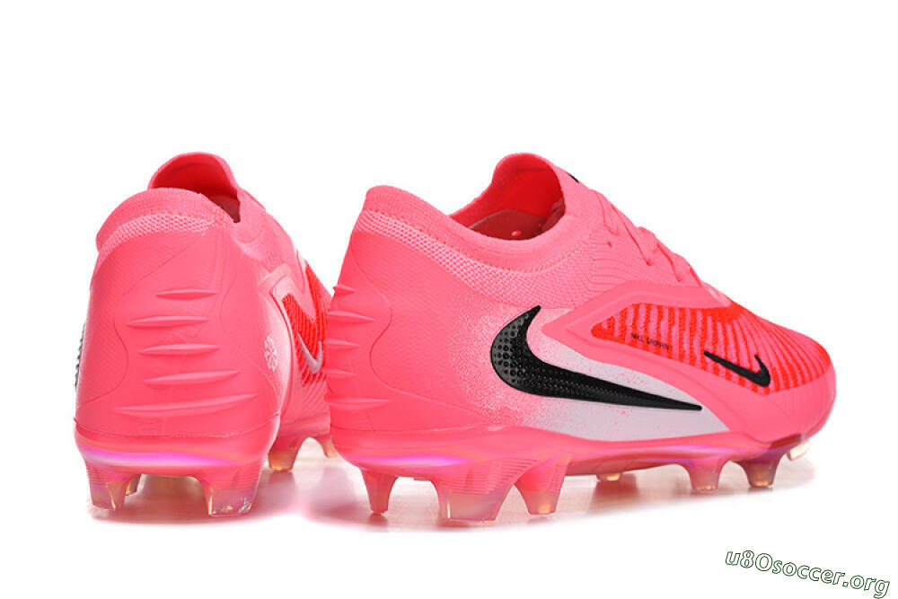 Nike Phantom 6 Low Elite FG Football Boots - Pink/Neon Burst/Black Shine 9