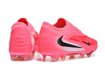 Nike Phantom 6 Low Elite FG Football Boots - Pink/Neon Burst/Black Shine