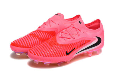 Nike Phantom 6 Low Elite FG Football Boots - Pink/Neon Burst/Black Shine