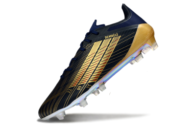 Dembele x Adidas F50 Elite FG Football Boots - Navy/Gold Metallic/Red Accent