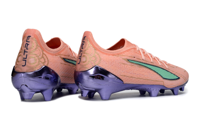 Puma Ultra 5 Ultimate FG Football Boots - Pink/Mint Green/Metallic Purple