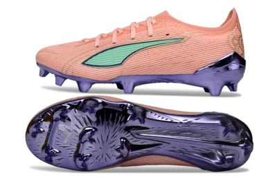 Puma Ultra 5 Ultimate FG Football Boots - Pink/Mint Green/Metallic Purple