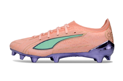 Puma Ultra 5 Ultimate FG Football Boots - Pink/Mint Green/Metallic Purple