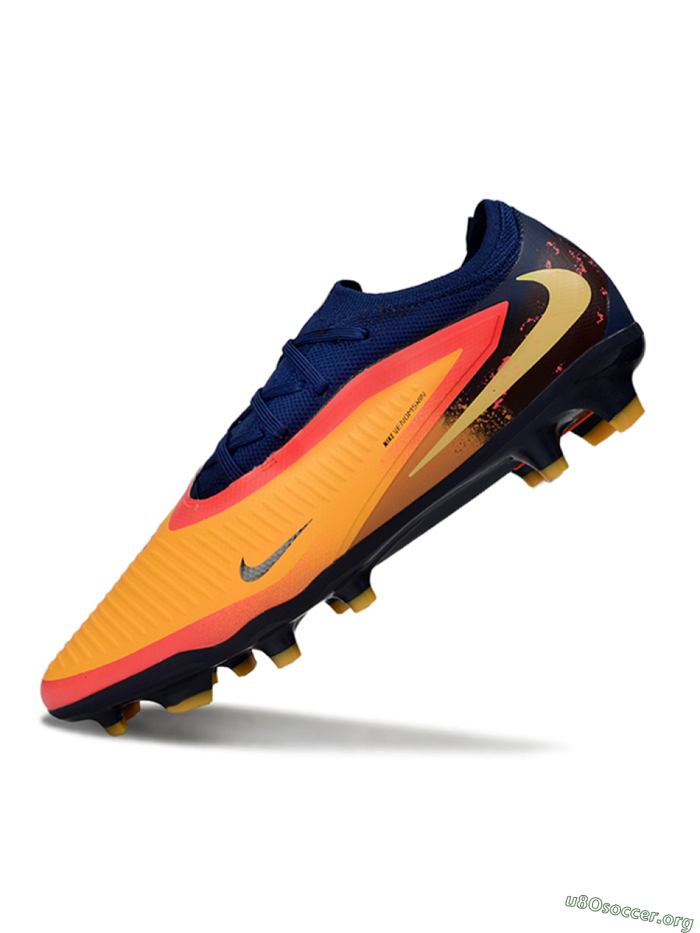 Nike Phantom 6 Low Elite FG Football Boots - Orange/Navy Blue/Flame Pink 5