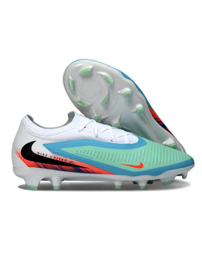 Nike Phantom 6 Low Elite FG Football Boots - Aqua/Coral Burst/Sky Blue