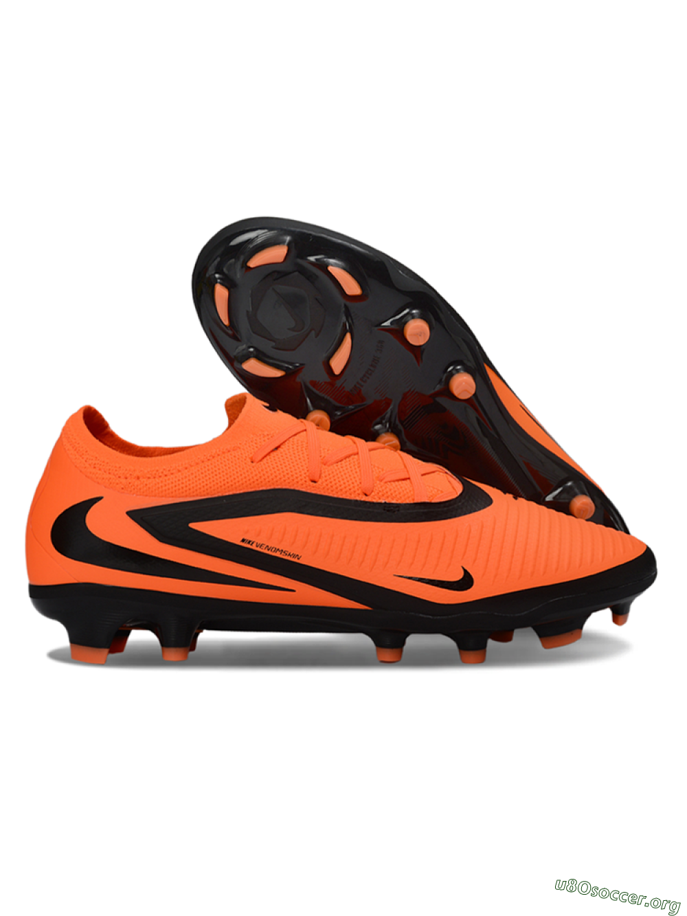 Nike Phantom 6 Low Elite FG Football Boots - Orange/Electric Orange/Deep Black 2