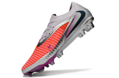 Nike Phantom 6 Low Elite FG Football Boots - Orange/Electric Pink/Metallic Silver