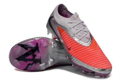 Nike Phantom 6 Low Elite FG Football Boots - Orange/Electric Pink/Metallic Silver