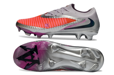 Nike Phantom 6 Low Elite FG Football Boots - Orange/Electric Pink/Metallic Silver