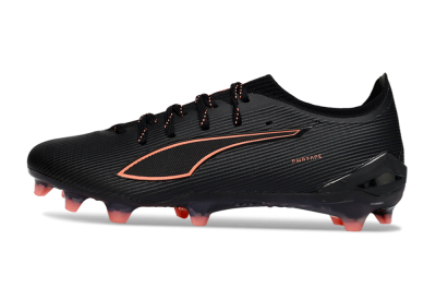Puma Ultra Ultimate FG Football Boots - Black/Vibrant Orange/Shadow Black