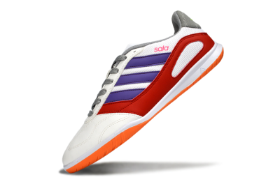 Adidas Top Sala IC Football Shoes - White/Crimson/Amethyst