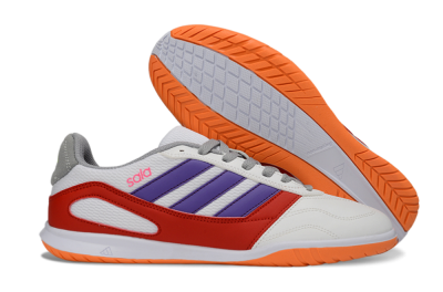 Adidas Top Sala IC Football Shoes - White/Crimson/Amethyst