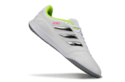 Adidas Top Sala IC Football Shoes - White/Neon Green/Silver