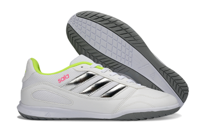 Adidas Top Sala IC Football Shoes - White/Neon Green/Silver