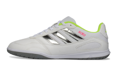 Adidas Top Sala IC Football Shoes - White/Neon Green/Silver