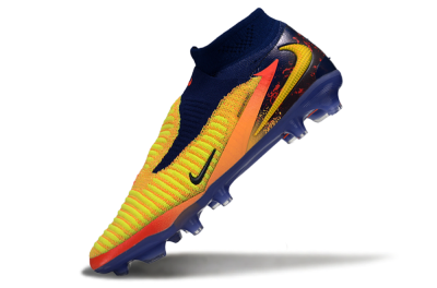 Nike Phantom 6 High Elite FG Football Boots - Yellow/Electric Sunrise/Night Sky