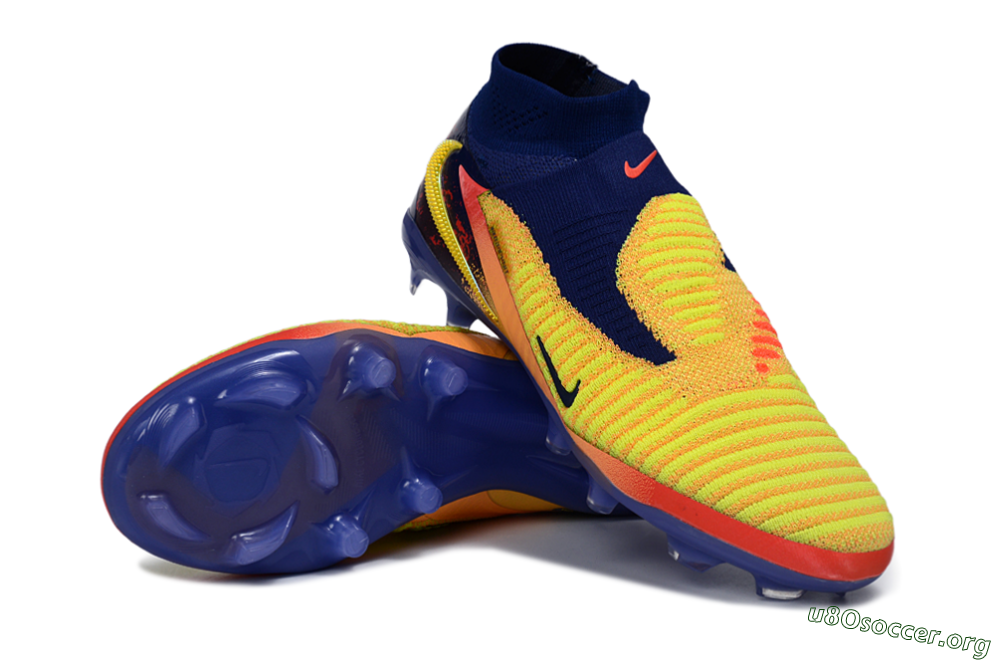 Nike Phantom 6 High Elite FG Football Boots - Yellow/Electric Sunrise/Night Sky 0