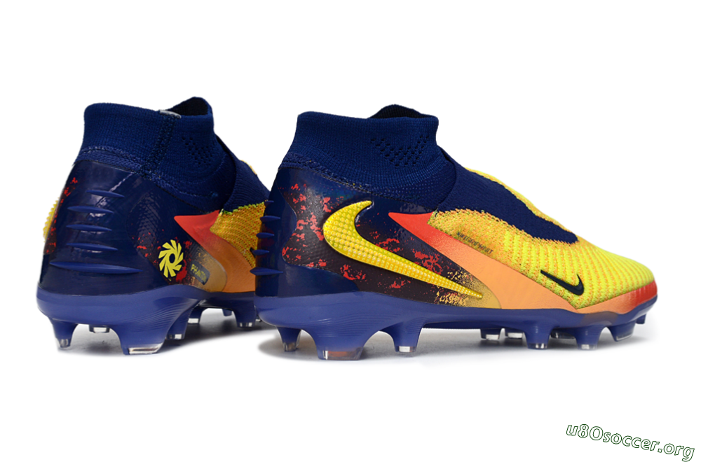 Nike Phantom 6 High Elite FG Football Boots - Yellow/Electric Sunrise/Night Sky 6