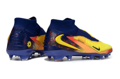Nike Phantom 6 High Elite FG Football Boots - Yellow/Electric Sunrise/Night Sky
