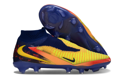 Nike Phantom 6 High Elite FG Football Boots - Yellow/Electric Sunrise/Night Sky