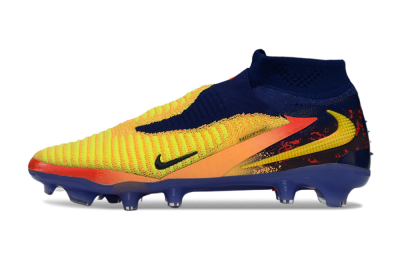 Nike Phantom 6 High Elite FG Football Boots - Yellow/Electric Sunrise/Night Sky